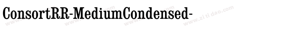 ConsortRR-MediumCondensed字体转换
