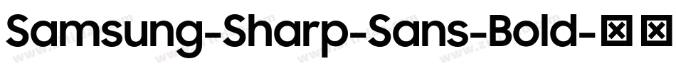 Samsung-Sharp-Sans-Bold字体转换