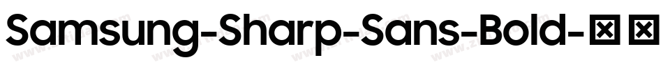 Samsung-Sharp-Sans-Bold字体转换