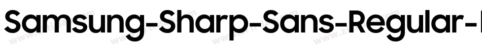 Samsung-Sharp-Sans-Regular字体转换