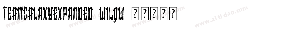 TeamGalaxyExpanded-w1lqw字体转换