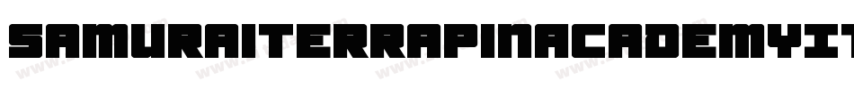 SamuraiTerrapinAcademyItal-lvwV字体转换