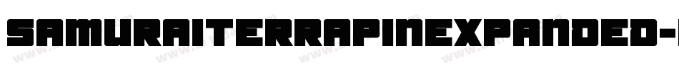 SamuraiTerrapinExpanded-KLqp字体转换