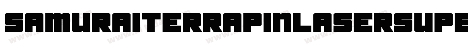 SamuraiTerrapinLaserSuperit-Xxz9字体转换