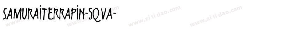 SamuraiTerrapin-5qVa字体转换