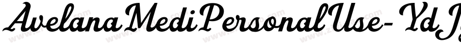 AvelanaMediPersonalUse-YdJy字体转换