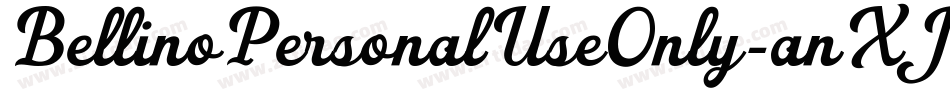 BellinoPersonalUseOnly-anXJ字体转换 BellinoPersonalUseOnly-anXJ字体转换