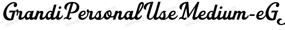 GrandiPersonalUseMedium-eGJp字体转换 GrandiPersonalUseMedium-eGJp字体转换
