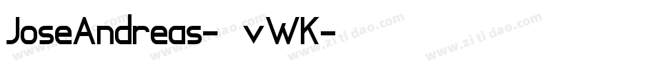 JoseAndreas-2vWK字体转换