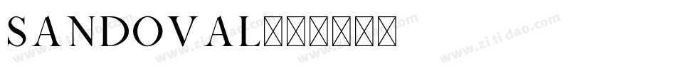 sandoval字体转换