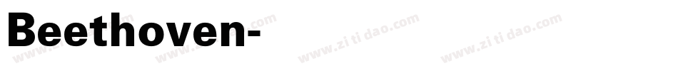 Beethoven字体转换