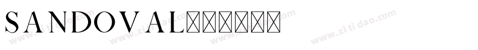 sandoval字体转换