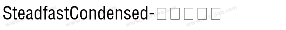 SteadfastCondensed字体转换