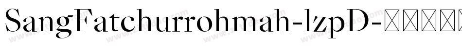 SangFatchurrohmah-lzpD字体转换