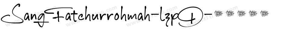 SangFatchurrohmah-lzpD字体转换