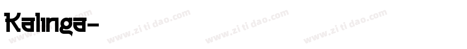 Kalinga字体转换