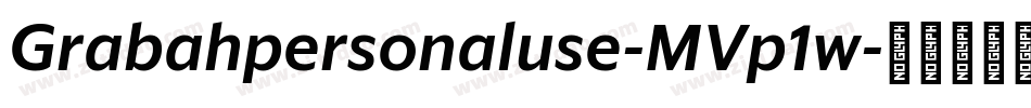 Grabahpersonaluse-MVp1w字体转换