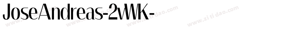 JoseAndreas-2vWK字体转换