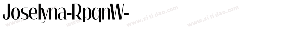 Joselyna-RpqnW字体转换