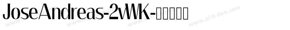 JoseAndreas-2vWK字体转换
