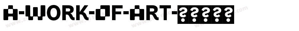 A-Work-Of-Art字体转换