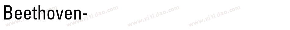 Beethoven字体转换
