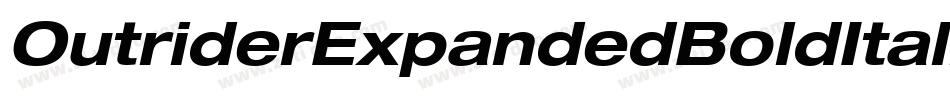 OutriderExpandedBoldItalicExpandedBoldItalic-joKj字体转换