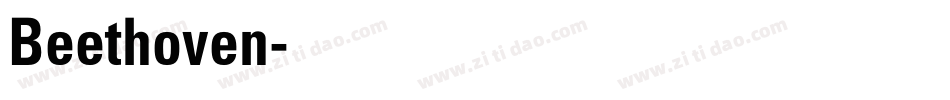 Beethoven字体转换