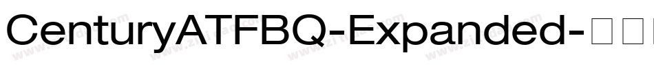 CenturyATFBQ-Expanded字体转换