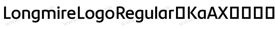 LongmireLogoRegular-KaAX字体转换 LongmireLogoRegular-KaAX字体转换