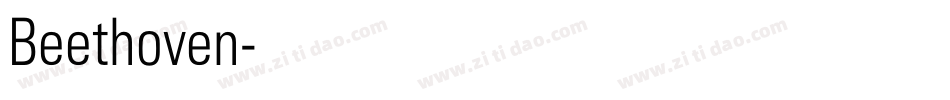 Beethoven字体转换