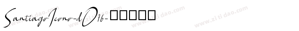 SantiagoIcono-dO76字体转换