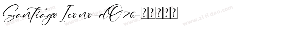 SantiagoIcono-dO76字体转换