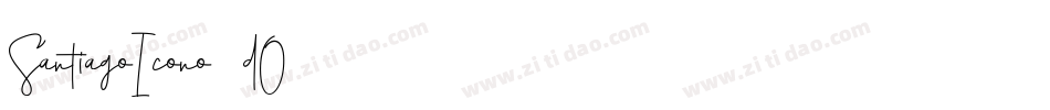 SantiagoIcono-dO76字体转换