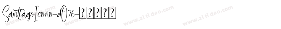 SantiagoIcono-dO76字体转换