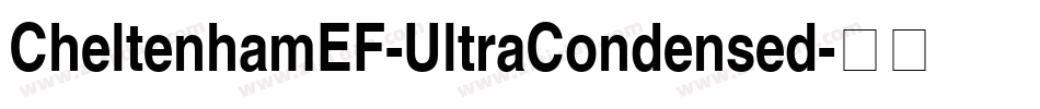CheltenhamEF-UltraCondensed字体转换
