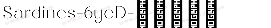 Sardines-6yeD字体转换