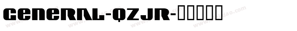 General-qZjr字体转换