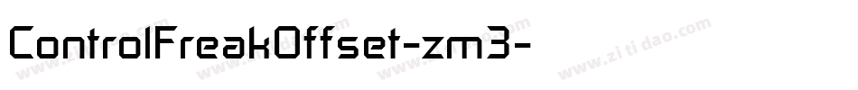 ControlFreakOffset-zm3字体转换