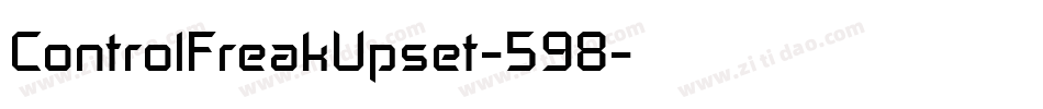 ControlFreakUpset-598字体转换