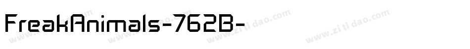 FreakAnimals-762B字体转换