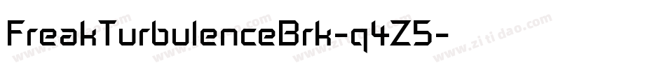 FreakTurbulenceBrk-q4Z5字体转换