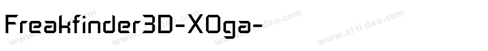 Freakfinder3D-XOga字体转换