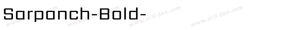 Sarpanch-Bold字体转换