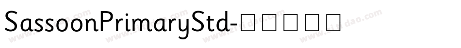 SassoonPrimaryStd字体转换