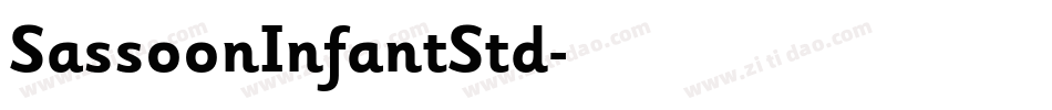 SassoonInfantStd字体转换