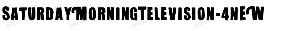 SaturdayMorningTelevision-4nEW字体转换