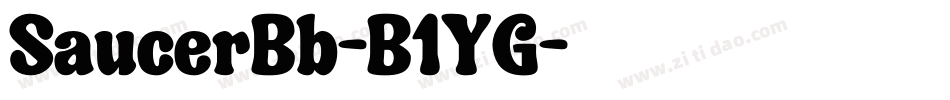 SaucerBb-B1YG字体转换