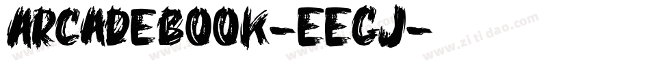 ArcadeBook-EEGj字体转换