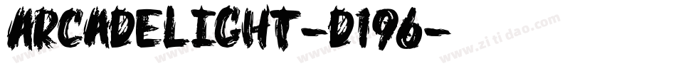ArcadeLight-d196字体转换